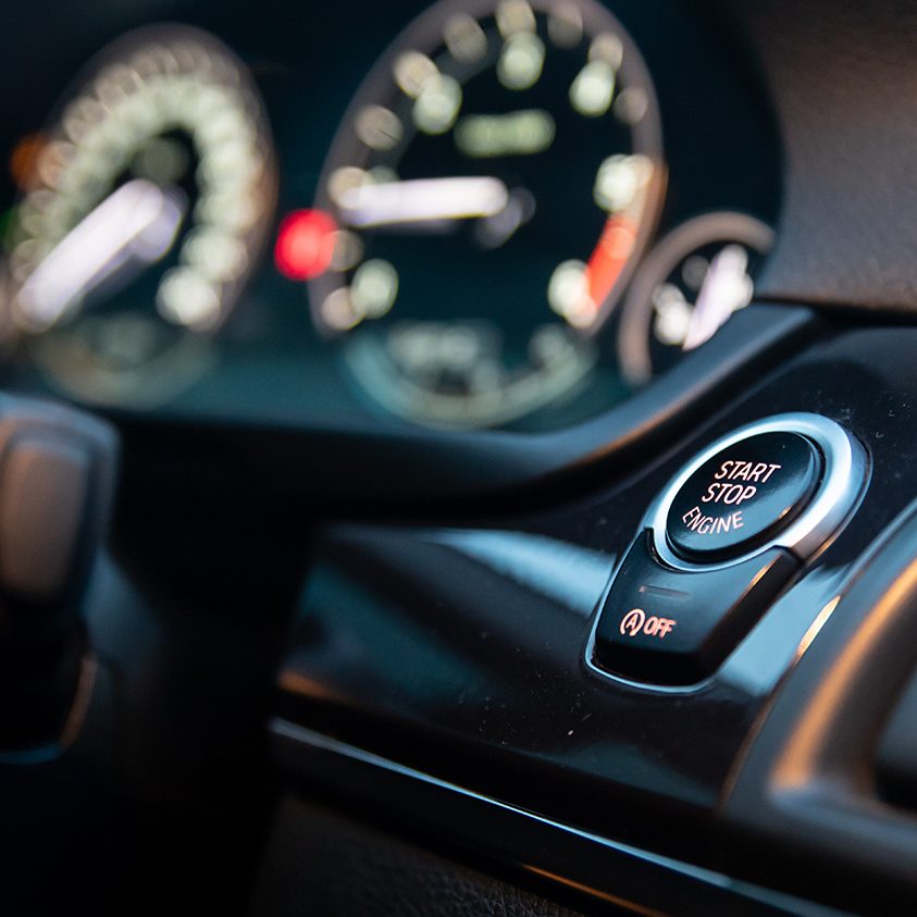 nice detailed car interior with high premium parts of the car. Nice blured background